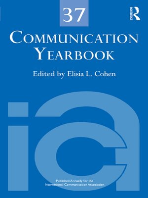 cover image of Communication Yearbook 37